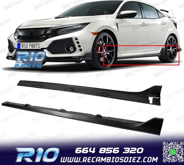 TALONERAS HONDA CIVIC 16- LOOK NEW TYPE R