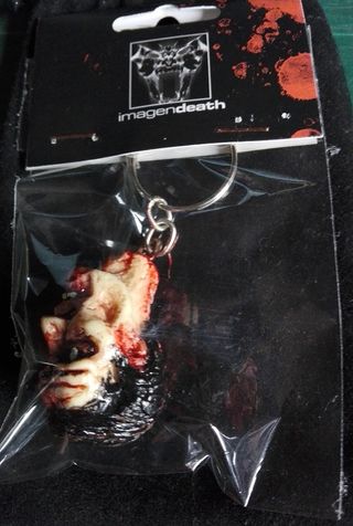 Llavero cabeza zombie