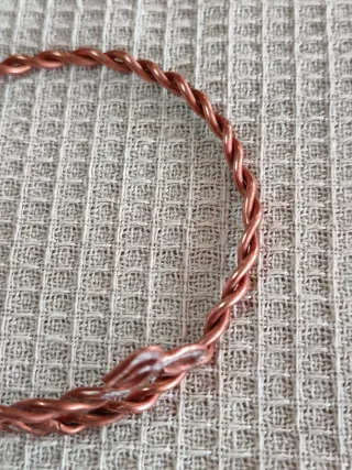 Pulsera anillo tensor cobre