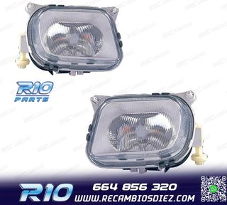 FAROS ANTINIEBLA MERCEDES CLASE E W210 95-99 CRISTAL CLARO