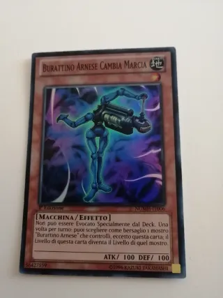 Set 3 Carte Yu-Gi-Oh! Burattino Arnese