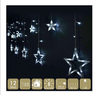 Cortina de estrellas LED