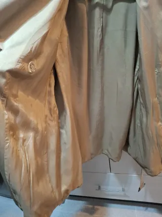 Trench CAROLL Beige/Verde Talla 40/42