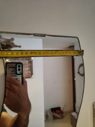 Espejo de entrada ondulado