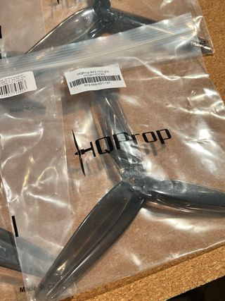 Hélices FPV HQProp 8x3.7x3 Gris (Nuevas)