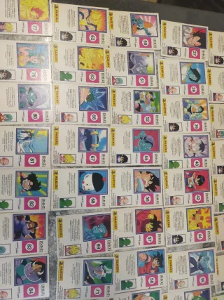 87 Cartas Panini Dragon Ball Z