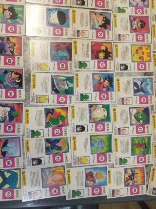 87 Cartas Panini Dragon Ball Z