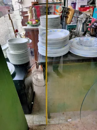 Cristal mesa redonda