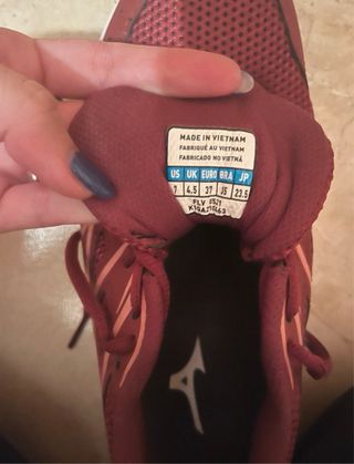 Zapatillas Asics Burdeos Talla 38