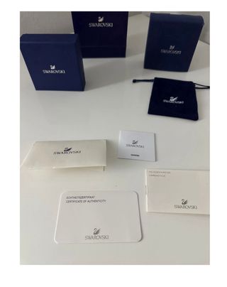 Conjunto Collar y Pulsera Swarovski Cisne Azul