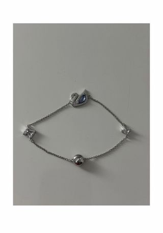 Conjunto Collar y Pulsera Swarovski Cisne Azul