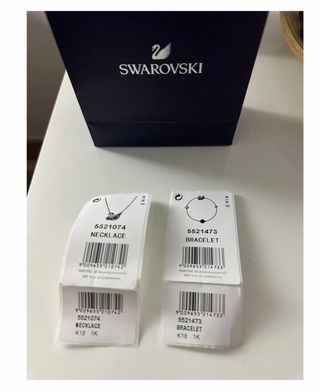 Conjunto Collar y Pulsera Swarovski Cisne Azul