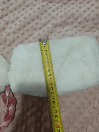 Bolso de fiesta blanco con asa rosa palo