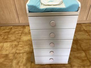Mueble cambiador bebé