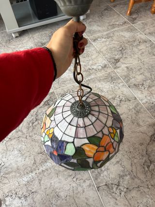 Lámpara de techo Tiffany