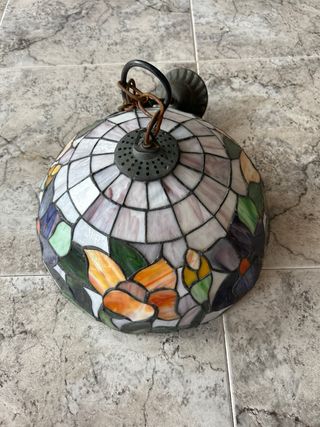 Lámpara de techo Tiffany