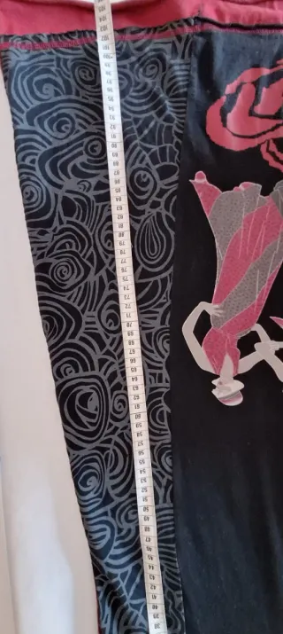 Abito cotone manica lunga fantasia