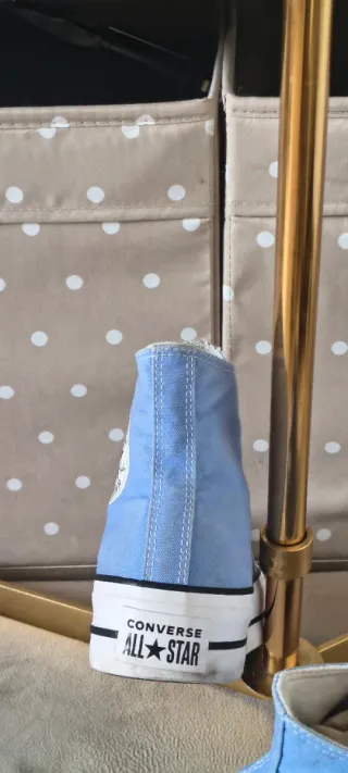Converse con plataforma All Star azules talla 39,5