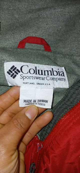 Giacca Columbia Uomo Rossa