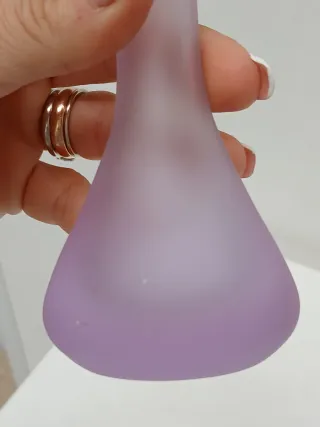 Vaso Murano vintage viola trasparente