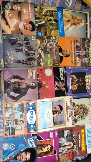 Lote Vinilos Antiguos Varios Géneros