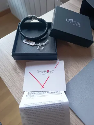 Pulsera Lotus Style Hombre Negra