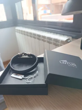 Pulsera Lotus Style Hombre Negra