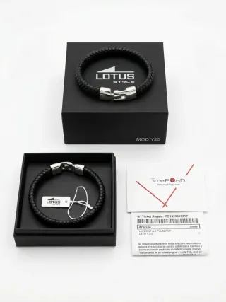 Pulsera Lotus Style Hombre Negra