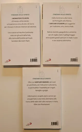 Santuari e monasteri in Italia ed Europa, 3 volumi