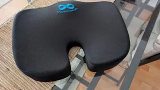 Cojín Silla Oficina y Asiento Coche Negro