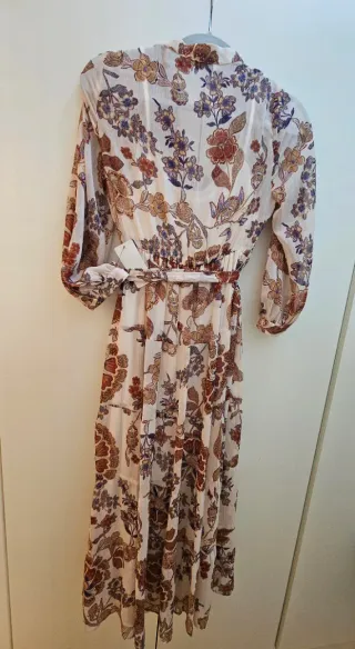 Vestido boho estampado flores talla M