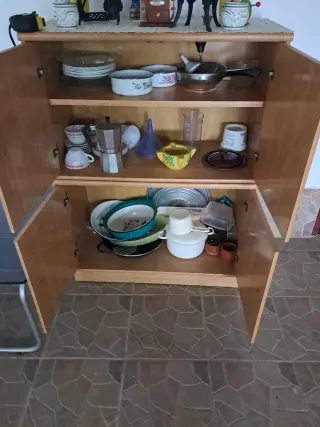 Mueble auxiliar cocina madera