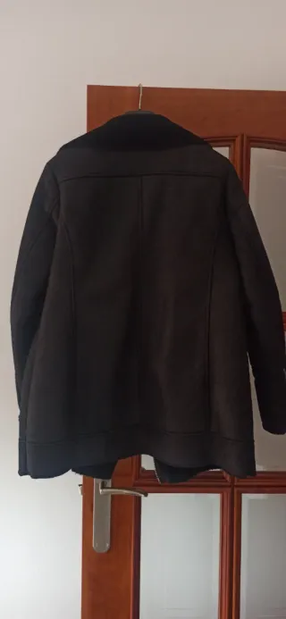 Abrigo Aviador Stradivarius Negro