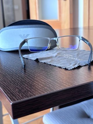 Montura Gafas GiorgioArmani Negra/Gris con estucho