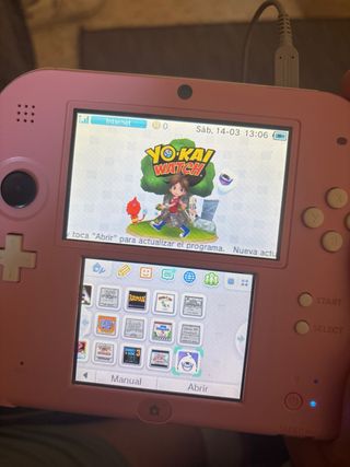 Nintendo 2DS Rosa con muchos juegos