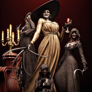 Figura Resina 16K ► Casa Dimitrescu Resident Evil