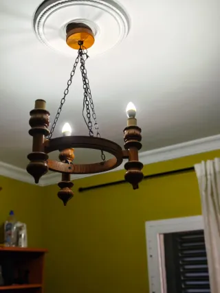 Lámpara Techo Triangulada Hecha a Mano