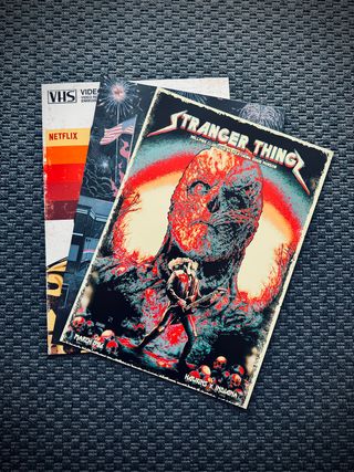 set poster stranger things vintage a3 super hd