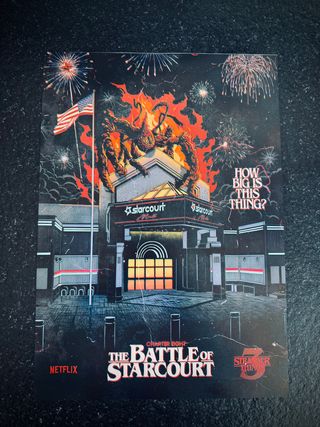 set poster stranger things vintage a3 super hd