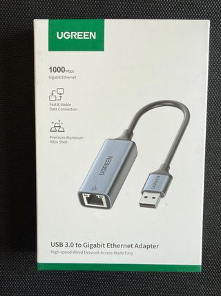 Adaptador de Red UGREEN USB a Ethernet Gigabit