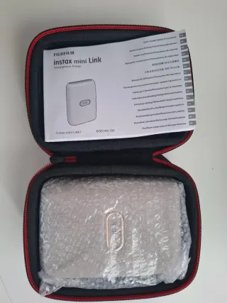 Impresora Instax Mini Link gris y oro