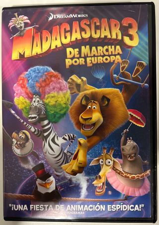 DVD Madagascar 3: De Marcha por Europa