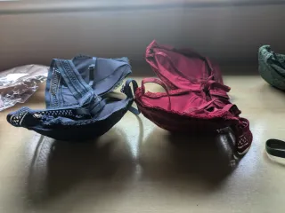 Pack 4 Sujetadores Encaje: azul, rojo, verde y vei