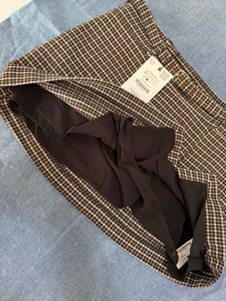Gonna pantaloncino Zara a quadri
