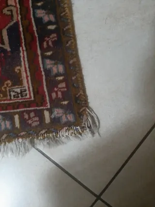 Tappeto Persiano Lana Rosso Blu