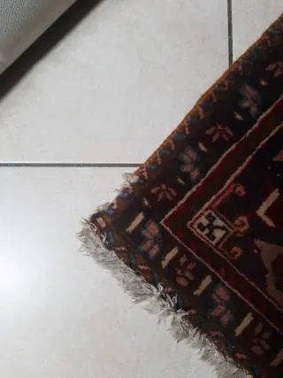 Tappeto Persiano Lana Rosso Blu