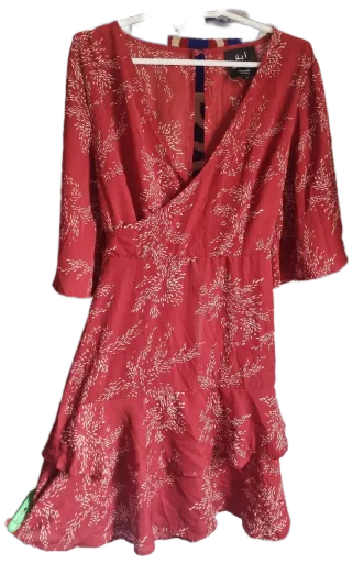 Vestido corto estampado floral