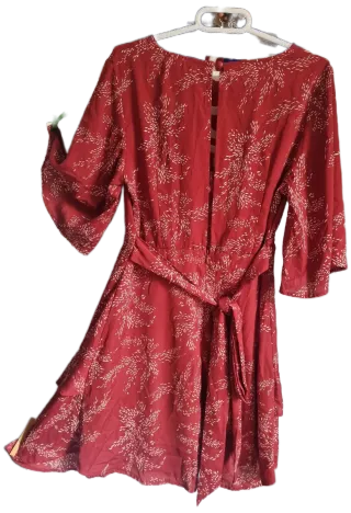 Vestido corto estampado floral