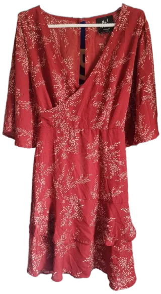 Vestido corto estampado floral