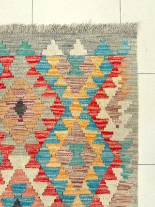 Tappeto Kilim afgano 126x80.cm lana